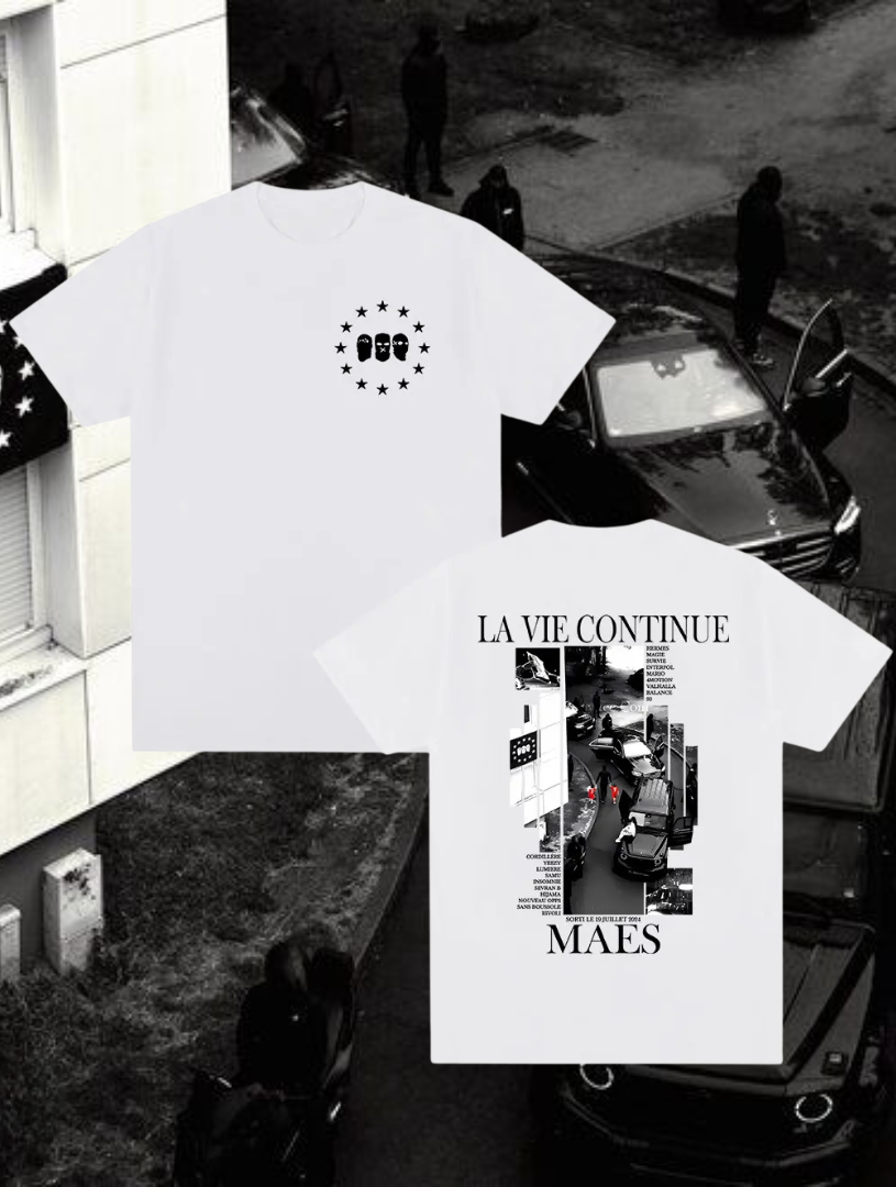 T-shirt la vie continue