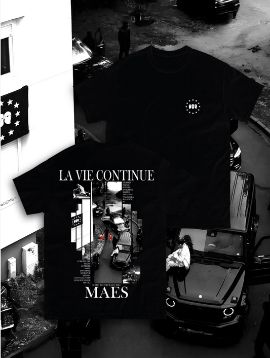 T-shirt la vie continue
