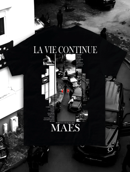 T-shirt la vie continue